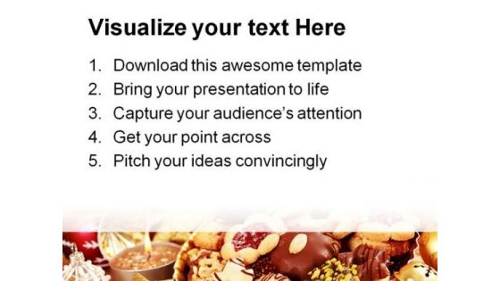 Delicious Christmas Cookie Holidays PowerPoint Templates And PowerPoint Backgrounds 0211