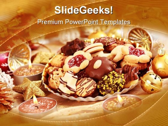Delicious Christmas Cookie Holidays PowerPoint Templates And PowerPoint Backgrounds 0211