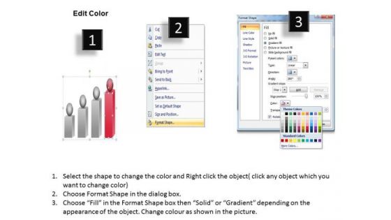 Demonstration Of Angled Process Bar Chart Ppt Business Plan PowerPoint Slide