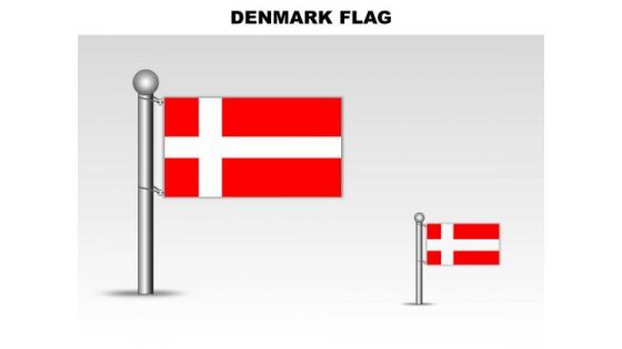 Denmark Country PowerPoint Flags