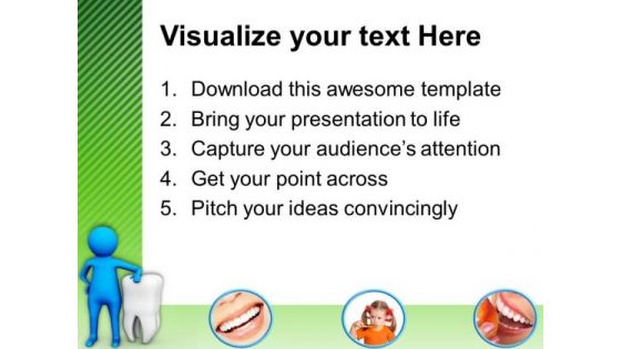 Dentist Keeps The Care Of Smile PowerPoint Templates Ppt Backgrounds For Slides 0713