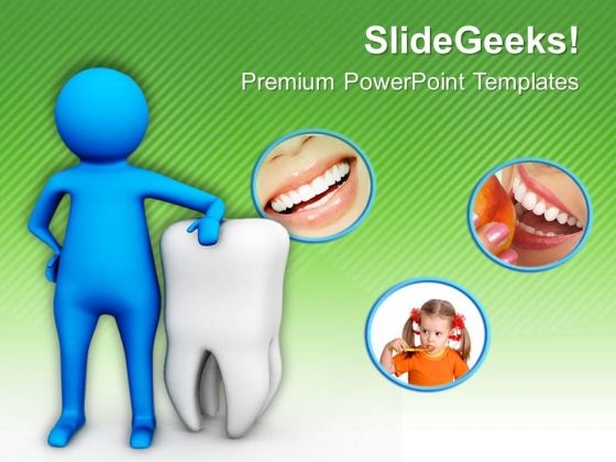 Dentist Keeps The Care Of Smile PowerPoint Templates Ppt Backgrounds For Slides 0713