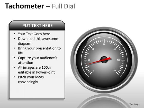 Design Tachometer Full Dial PowerPoint Slides And Ppt Diagram Templates
