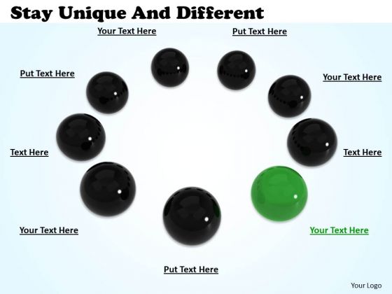 Develop Business Strategy Stay Unique And Different Clipart Images