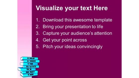 Develop Good Skills For Better Education PowerPoint Templates Ppt Backgrounds For Slides 0713