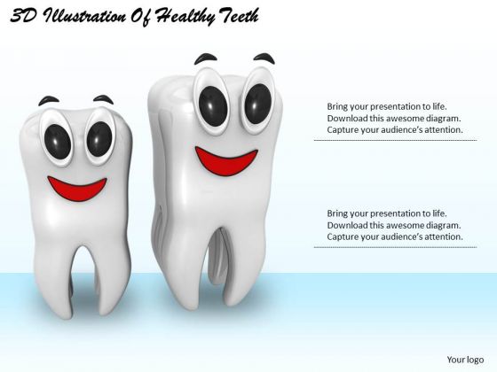 Developing Business Strategy 3d Illustration Of Healthy Teeth Success Images