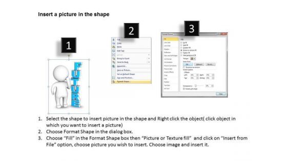 Diagram Business Process Beside The Word Future PowerPoint Templates Ppt Backgrounds For Slides