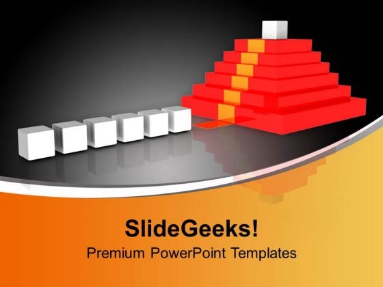 Dice Showing Path To Stairs Success PowerPoint Templates Ppt Backgrounds For Slides 0213