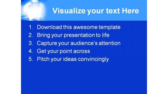 Digital World Global PowerPoint Themes And PowerPoint Slides 0511