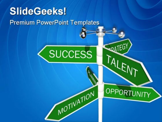 Directional Concept Business PowerPoint Templates And PowerPoint Backgrounds 0811