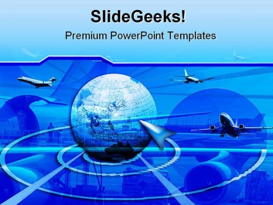 Directions And New Horizons Global PowerPoint Templates And PowerPoint Backgrounds 0511