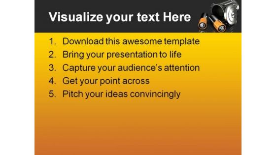 Discarding Batteries Technology PowerPoint Themes And PowerPoint Slides 0211