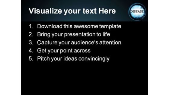 Disease Medical PowerPoint Template 0610