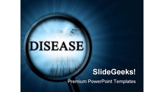 Disease Metaphor PowerPoint Themes And PowerPoint Slides 0711