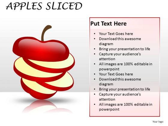 Dissect Data Apples Sliced PowerPoint Slides And Ppt Diagram Templates