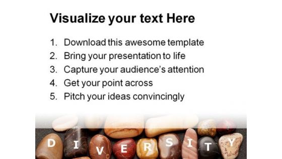 Diversity Stones Nature PowerPoint Templates And PowerPoint Backgrounds 0411