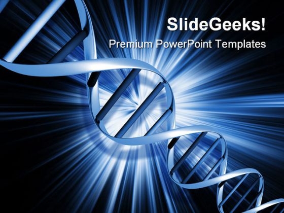 Dna Abstract PowerPoint Template 0910