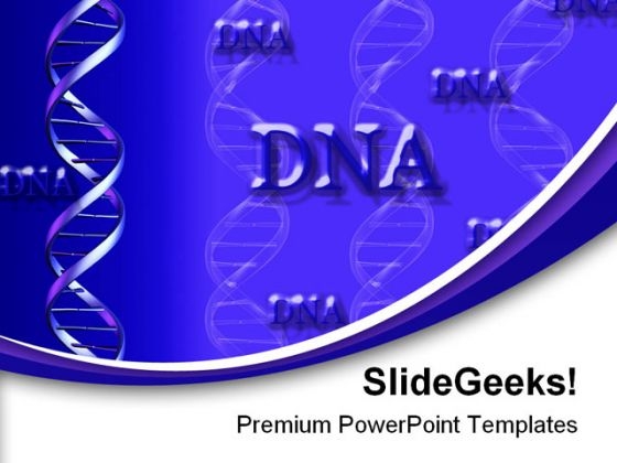 Dna Background Science PowerPoint Themes And PowerPoint Slides 0211