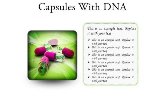 Dna Capsules Medical PowerPoint Presentation Slides S