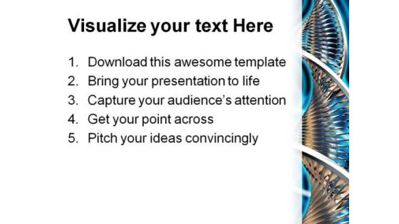 Dna Medical PowerPoint Template 0610