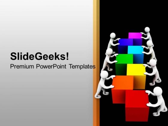 Do The Team Efforts For Business Growth PowerPoint Templates Ppt Backgrounds For Slides 0513