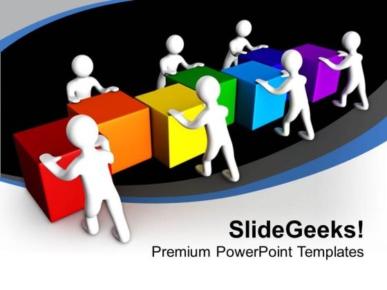 Do The Teamwork For Success PowerPoint Templates Ppt Backgrounds For Slides 0613