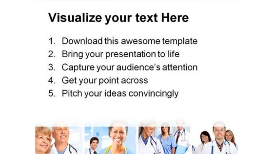 Doctor Collage Medical PowerPoint Template 1110