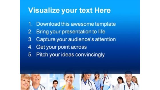 Doctor Collage Medical PowerPoint Template 1110