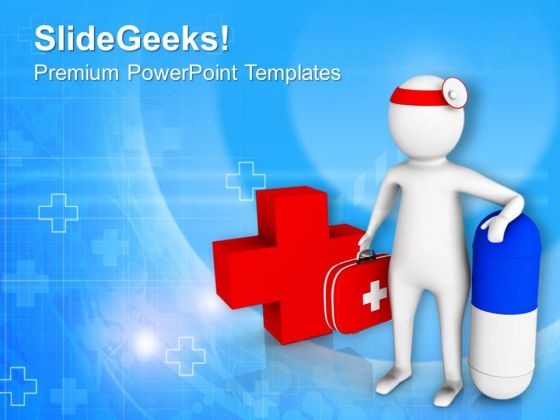 Doctor Is A Life Saver Medical PowerPoint Templates Ppt Backgrounds For Slides 0613