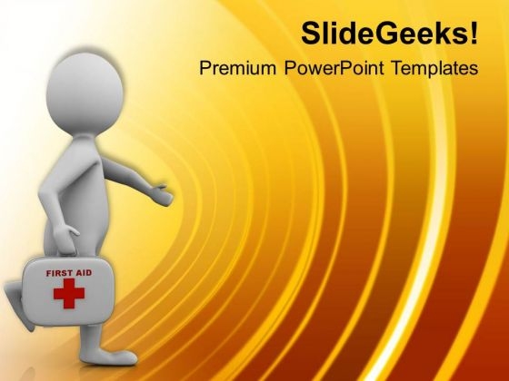 Doctor With Medical Box PowerPoint Templates Ppt Backgrounds For Slides 0513