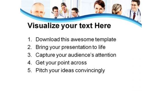 Doctors Collage Medical PowerPoint Templates And PowerPoint Backgrounds 0311