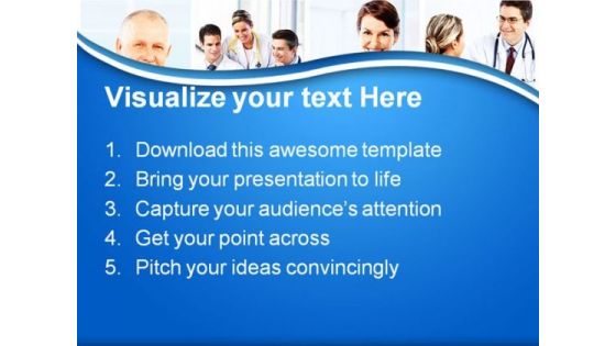 Doctors Collage Medical PowerPoint Templates And PowerPoint Backgrounds 0311