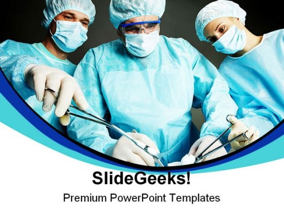 Doctors In Operation Hospitality PowerPoint Backgrounds And Templates 0111