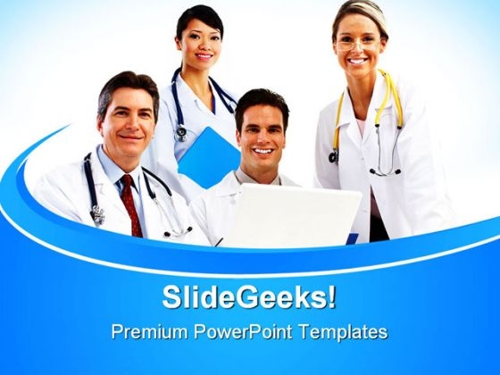 Doctors Team01 Medical PowerPoint Themes And PowerPoint Slides 0411