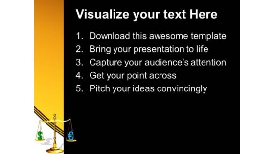 Dollar And Euro Business PowerPoint Templates And PowerPoint Themes 0712