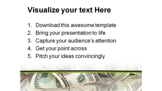Dollar Money PowerPoint Template 0610