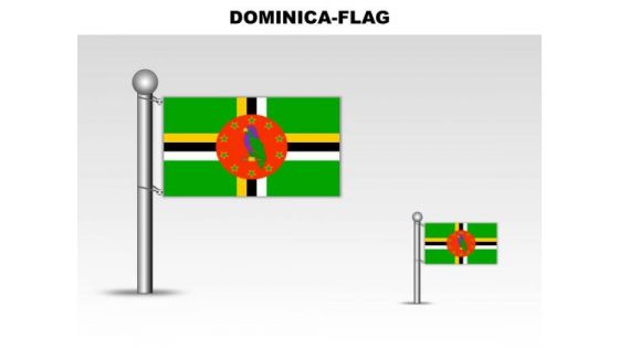 Dominica Country PowerPoint Flags