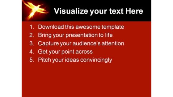 Dove Animals PowerPoint Template 0810
