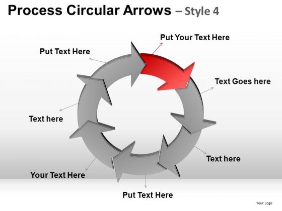 Download Circular Charts Arrows PowerPoint Slides