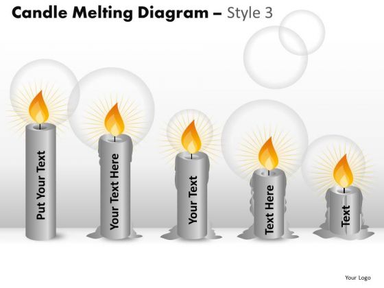 Download Editable Melting Candle PowerPoint Templates And Candle Ppt Slides