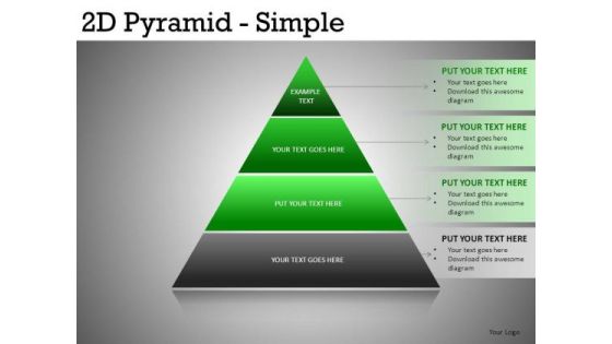 Download PowerPoint Slides Pyramids 4 Layers