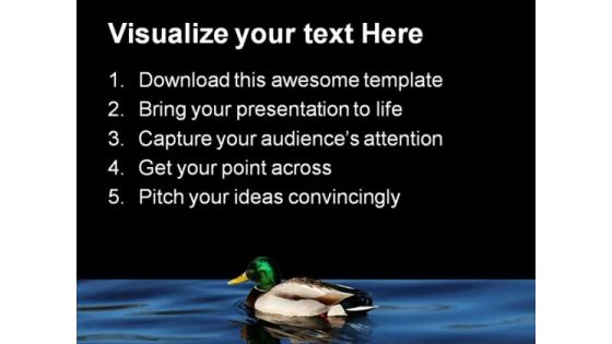 Drake Reflection Beach PowerPoint Themes And PowerPoint Slides 0211