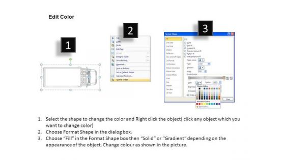 Drawing Blue Truck Top View PowerPoint Slides And Ppt Diagram Templates
