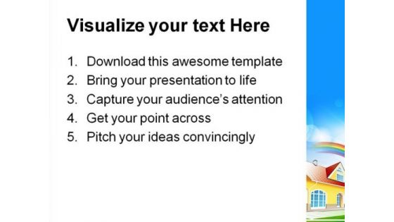 Dream Home Real Estate PowerPoint Templates And PowerPoint Backgrounds 0311