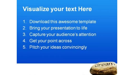 Dream Nature PowerPoint Template 0610