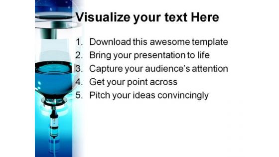 Drip Medical PowerPoint Background And Template 1210