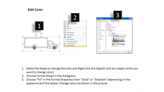 Driver Yellow Truck PowerPoint Slides And Ppt Diagram Templates