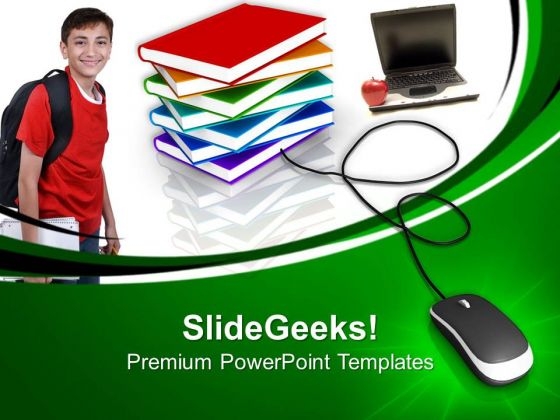 E Learning Concept Education PowerPoint Templates And PowerPoint Themes 0812