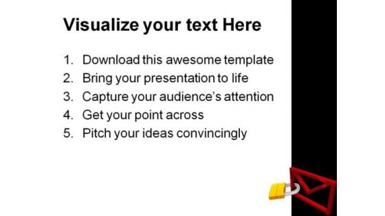 E Mail Locked Security PowerPoint Themes And PowerPoint Slides 0211