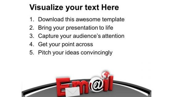 E Mail We Can Connect Globaly PowerPoint Templates Ppt Backgrounds For Slides 0813